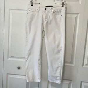 Calvin Klein Jeans Skinny Crop, Size 12, White, 25” inseam